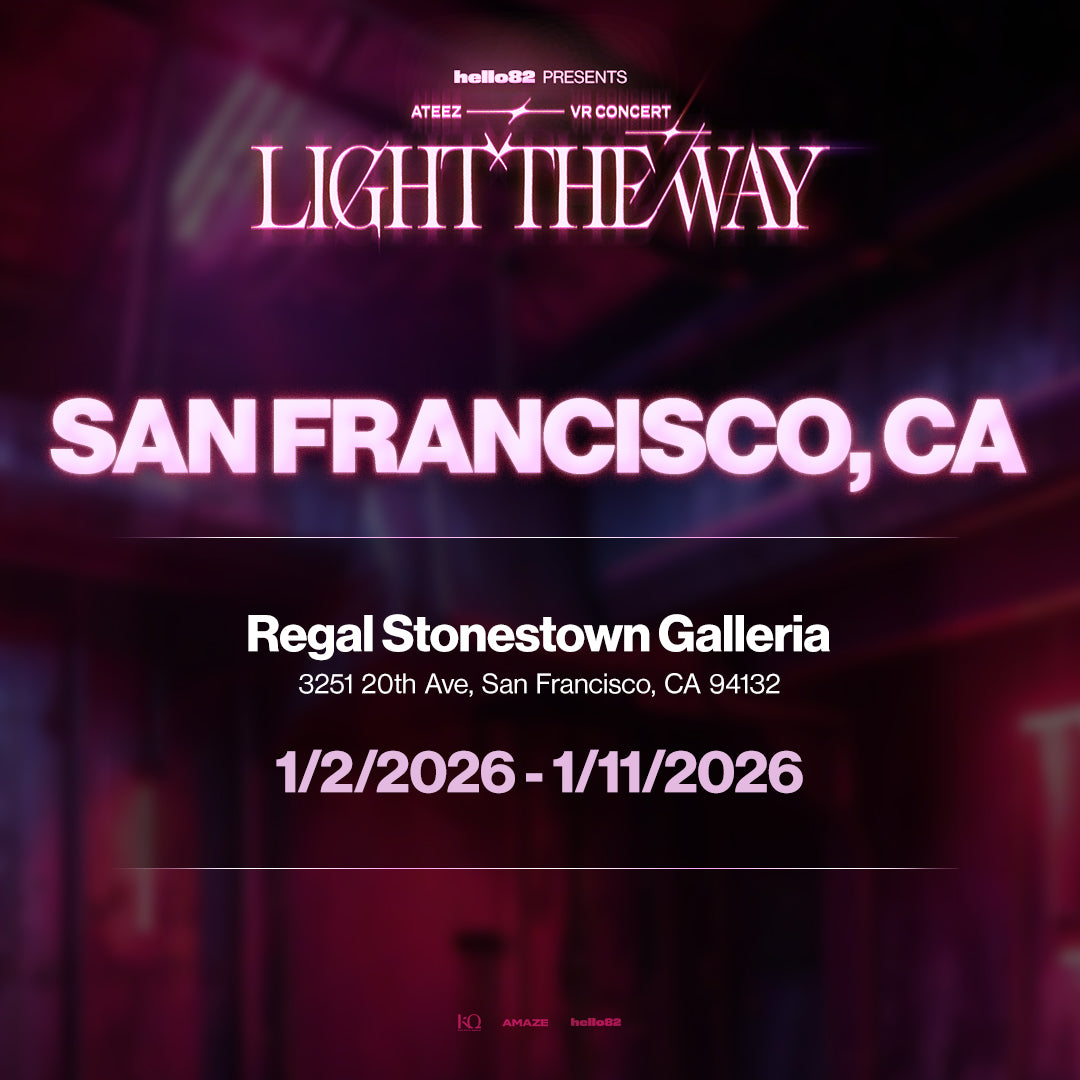 ATEEZ VR CONCERT : LIGHT THE WAY in SAN FRANCISCO, CA – hello82.shop
