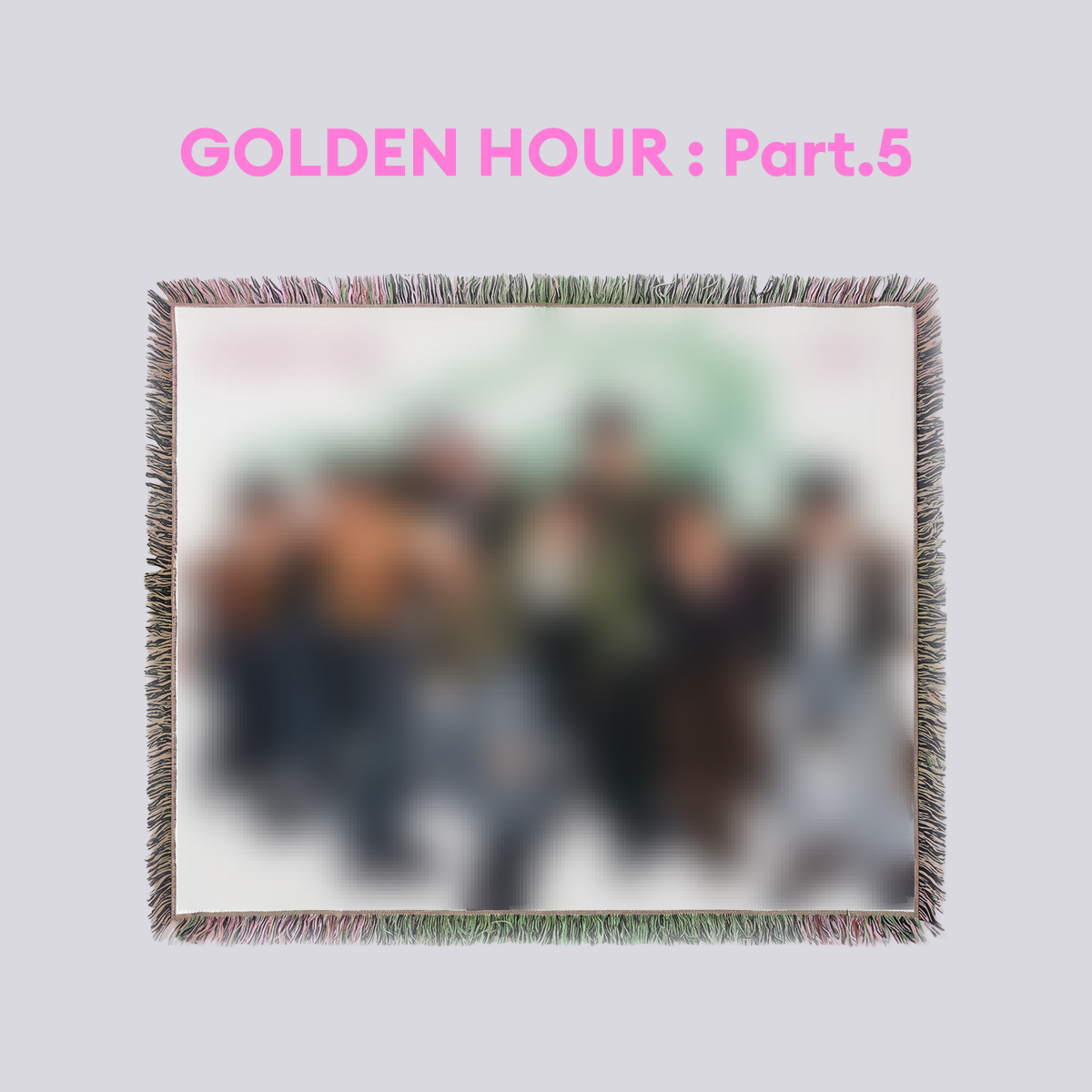 ATEEZ サン セット ATEEZ - GOLDEN HOUR : Part.5 - Woven Throw – hello82.shop