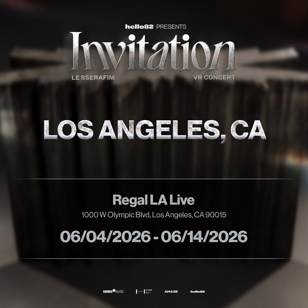 LE SSERAFIM VR CONCERT : INVITATION in LOS ANGELES, CA – hello82.shop