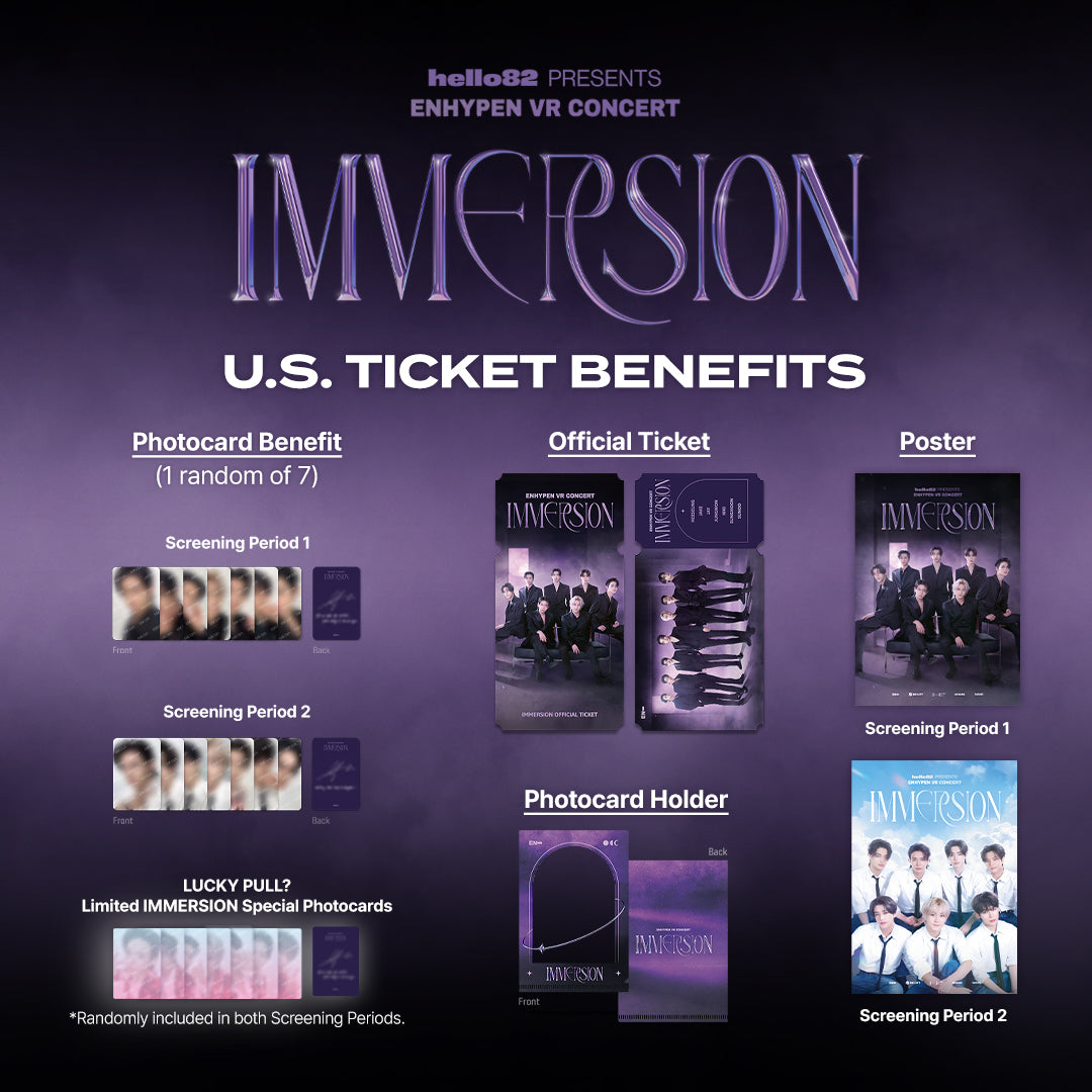 <ENHYPEN VR CONCERT : IMMERSION> in HAZLET, NJ