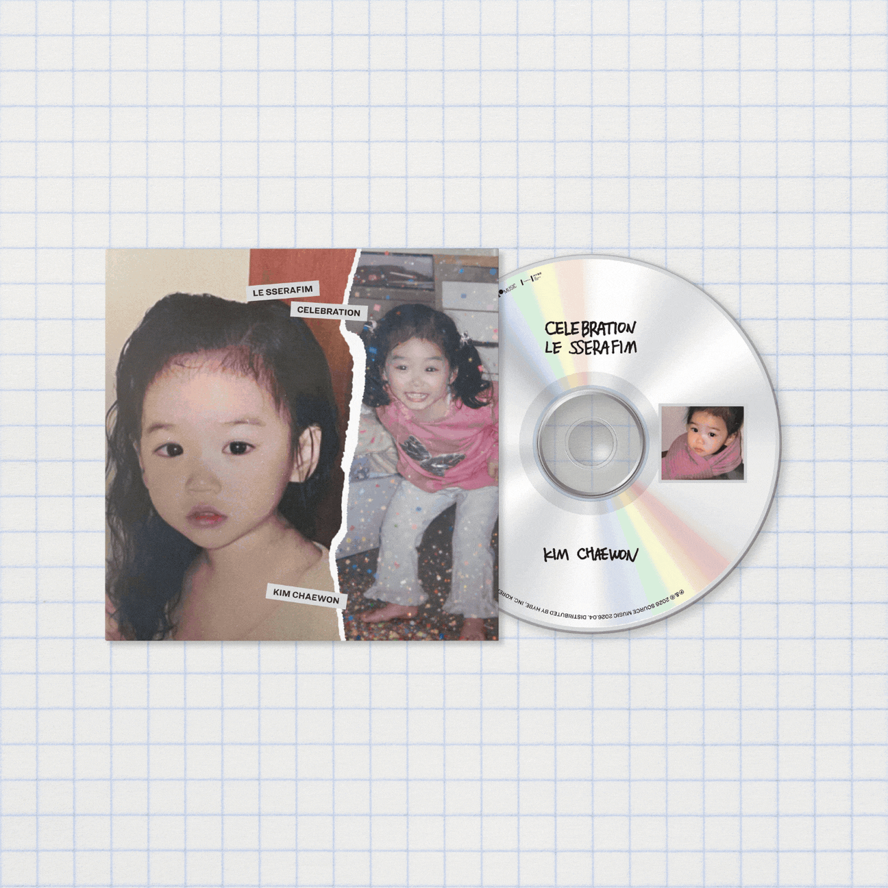 LE SSERAFIM - 'CELEBRATION' Single CD – hello82.shop