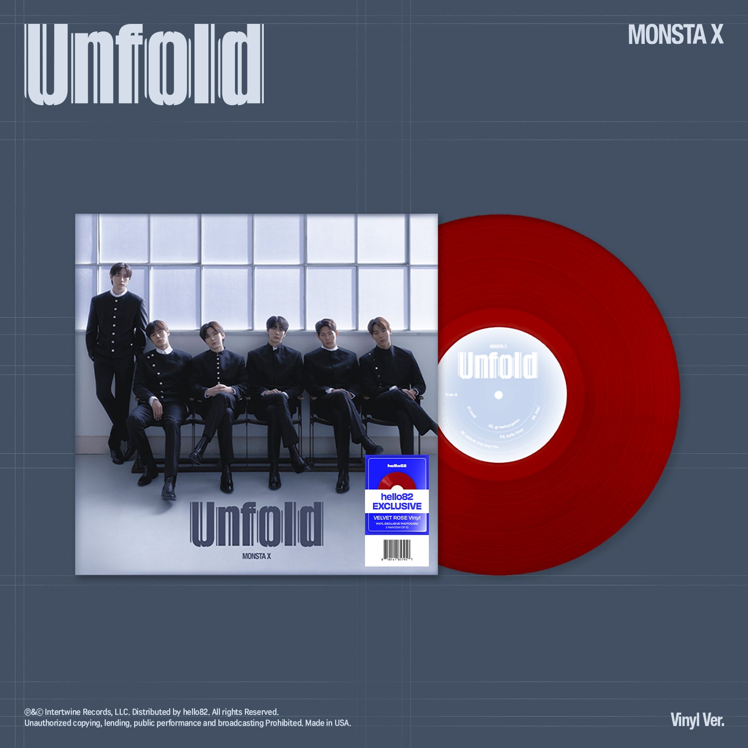MONSTA X - Unfold (Vinyl) - hello82 Exclusive – hello82.shop
