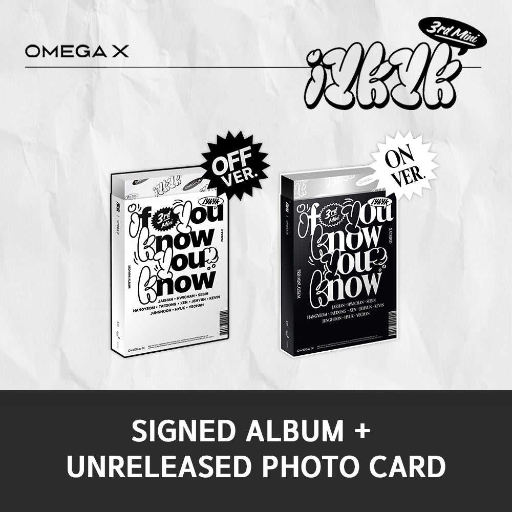 ON popular HOLD Omega X Signed Album