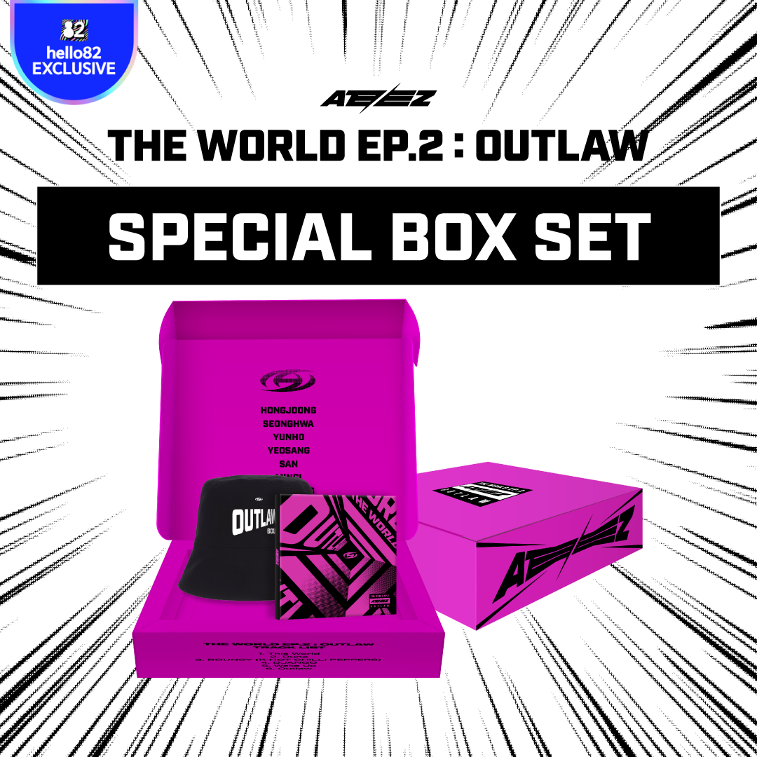 ATEEZ - THE WORLD EP.2 : OUTLAW (Special Box Set) - hello82 
