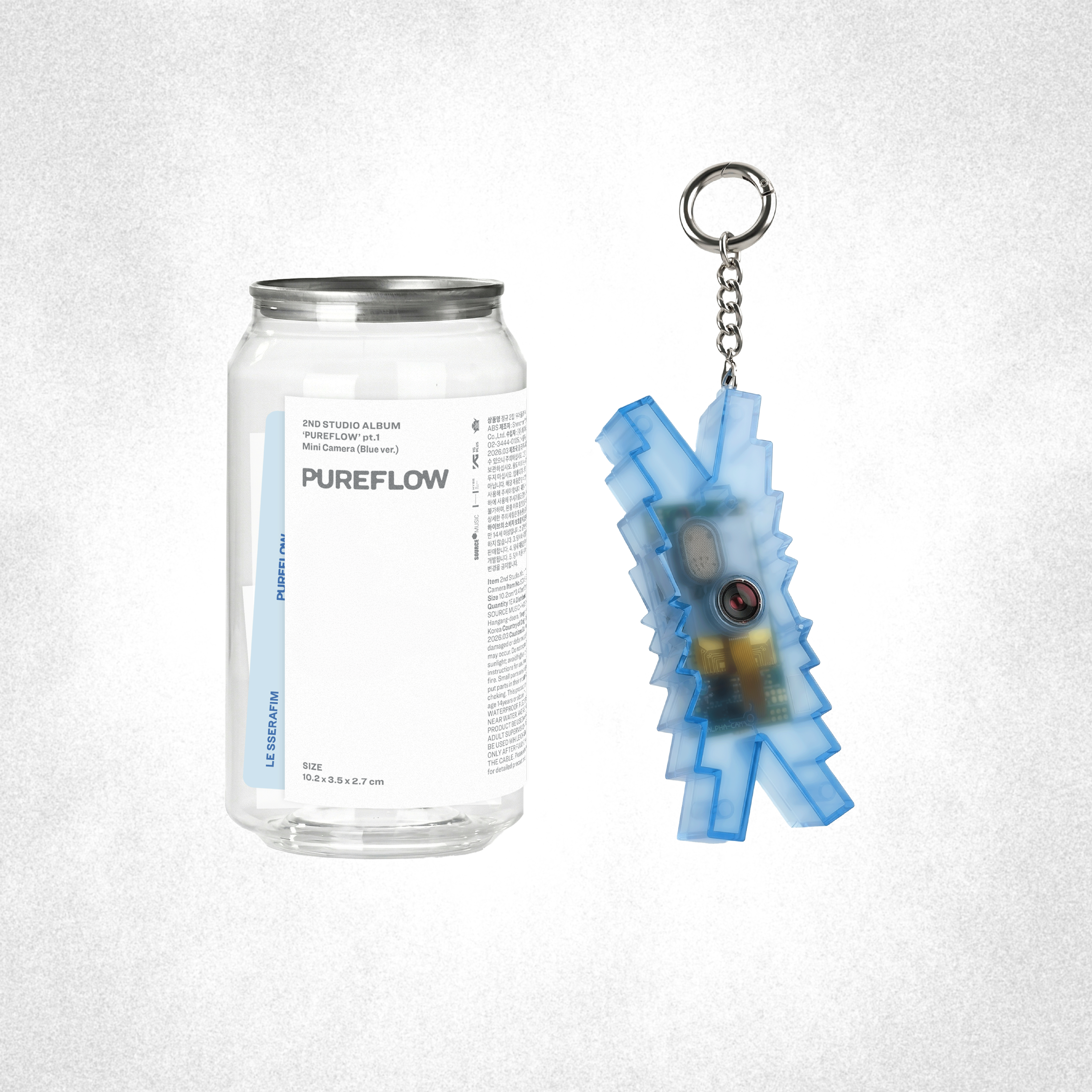 LESSERAFIM Mini Camera ミニカメラ　2種　セット LE SSERAFIM - 2nd Studio Album 'PUREFLOW' pt.1 Mini Camera (Blue