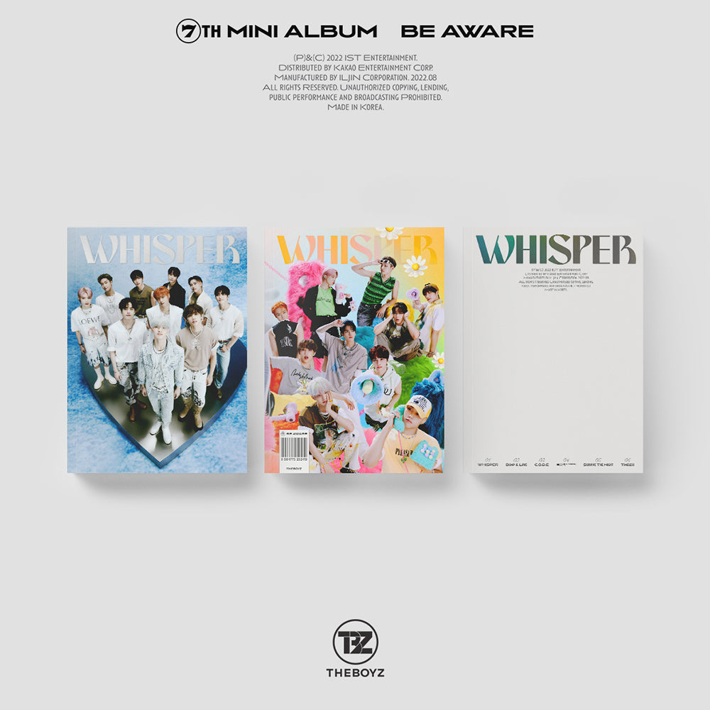 THE BOYZ - 7th MINI ALBUM : BE AWARE
