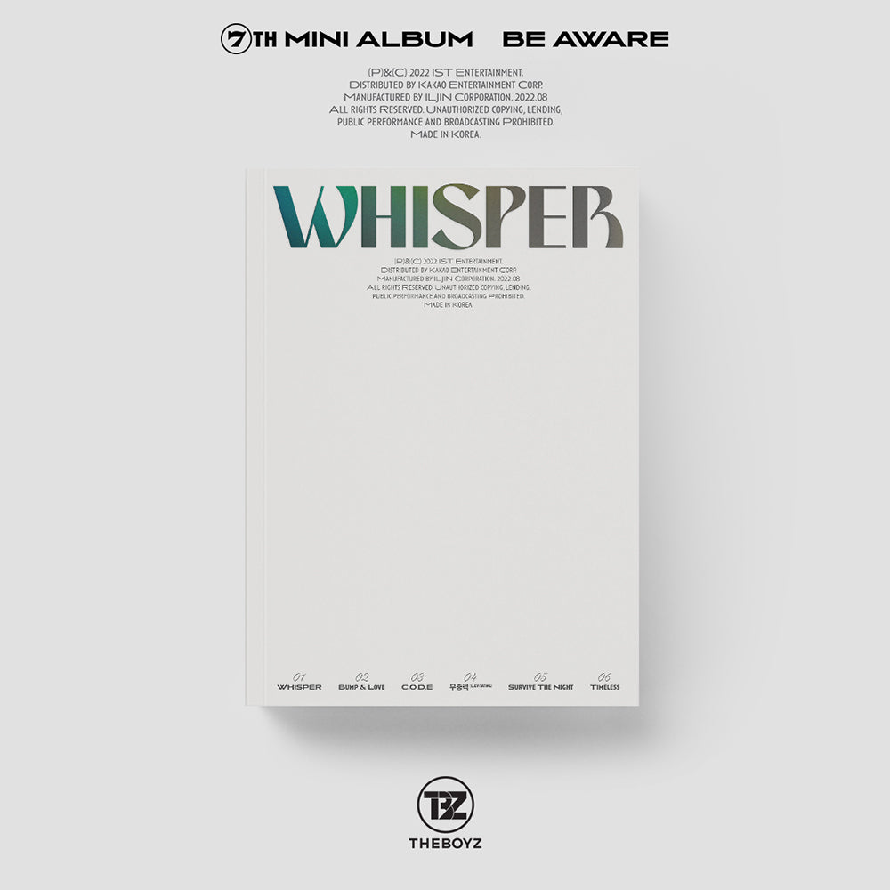 THE BOYZ - 7th MINI ALBUM : BE AWARE - DOCUMENT VER.