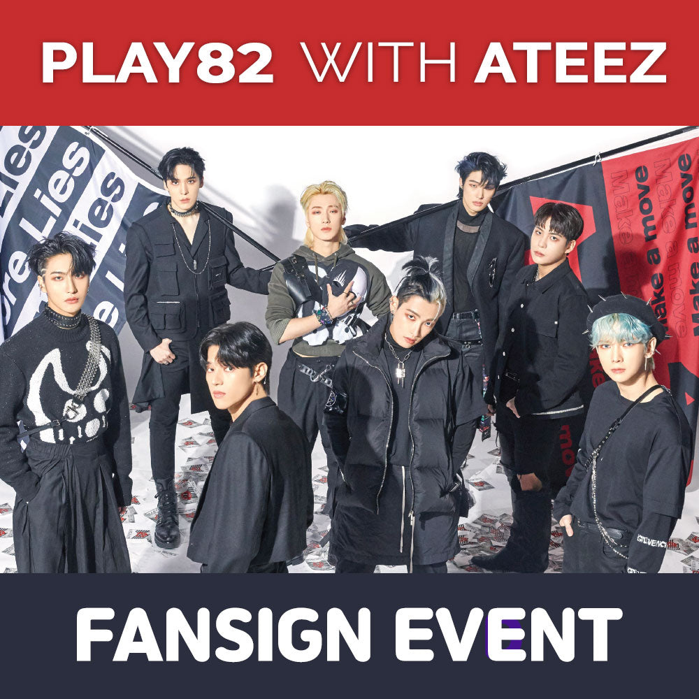 PLAY82 WITH ATEEZ] Fansign Event Chance - THE WORLD EP.1 : MOVEMENT ( –  hello82.shop