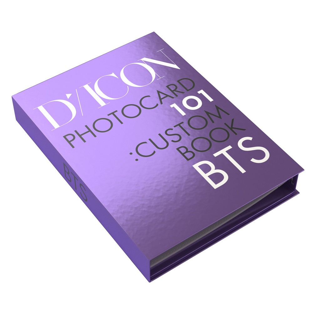 DICON BTS PHOTOCARD 101:CUSTOM BOOK / BEHIND BTS since 2018(2018-2021 in USA)