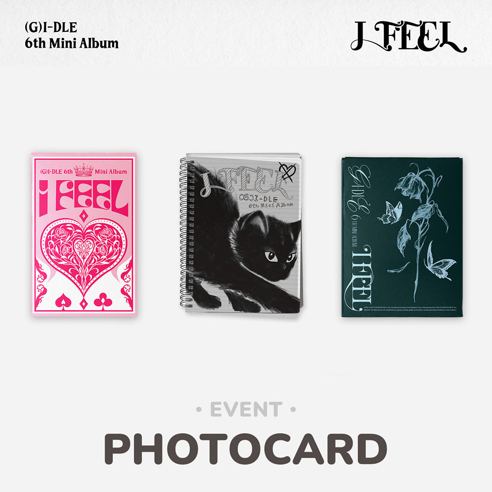 (G)I-DLE - 6th MINI ALBUM : I feel - EVENT : PHOTOCARD