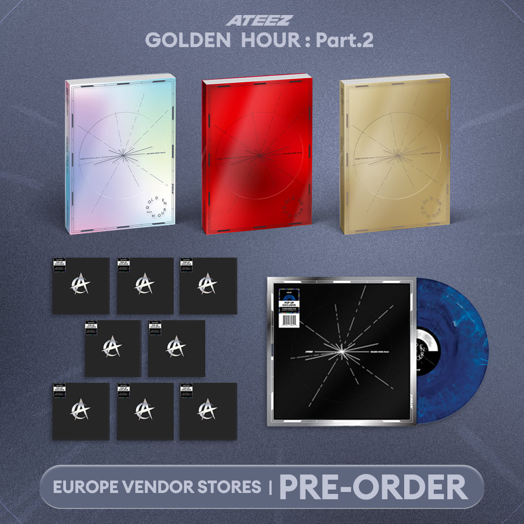 [ATEEZ - GOLDEN HOUR : Part.2] hello82 European Vendor Stores PRE-ORDER