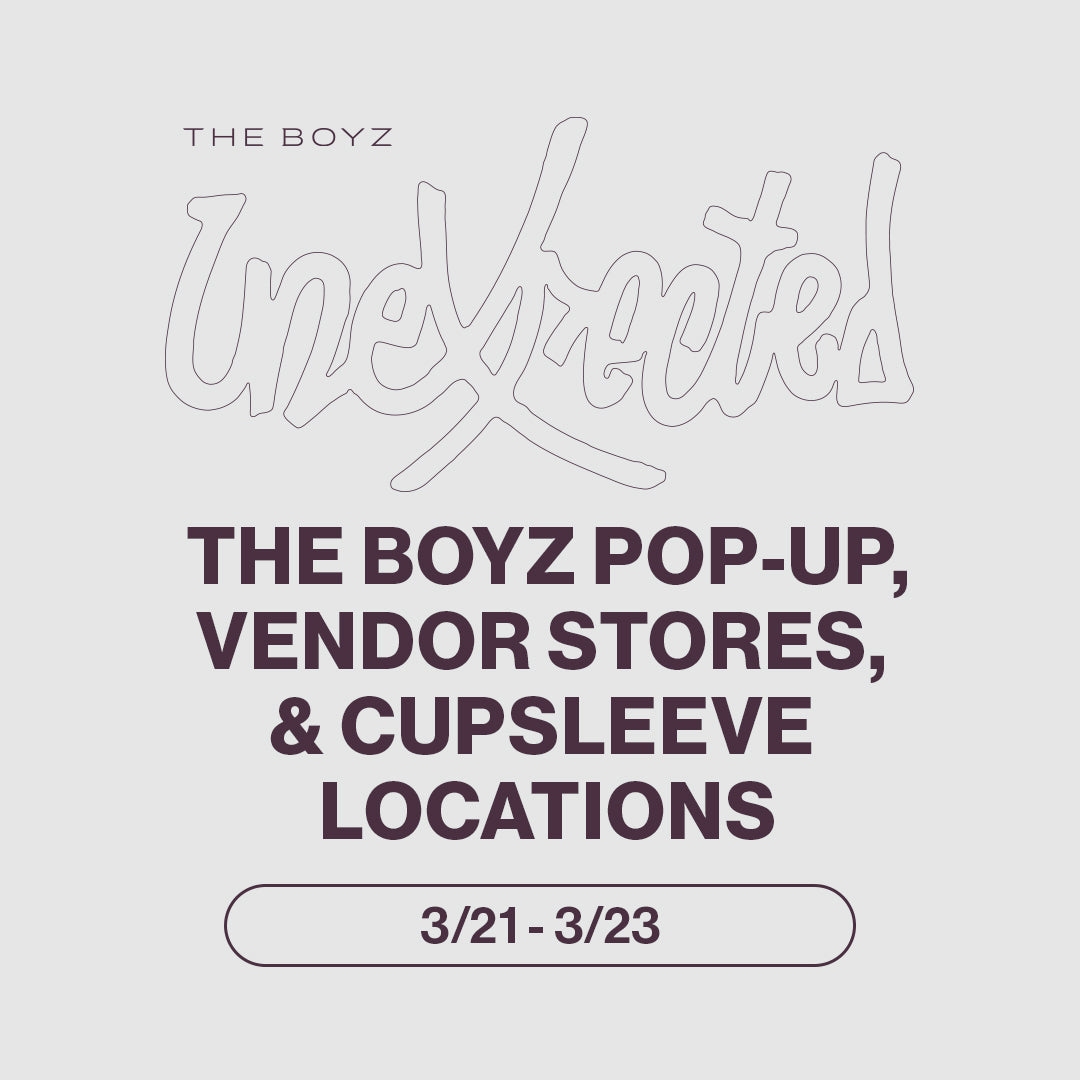 [THE BOYZ - Unexpected] POP-UP, Vendor Stores, & Cupsleeve Locations