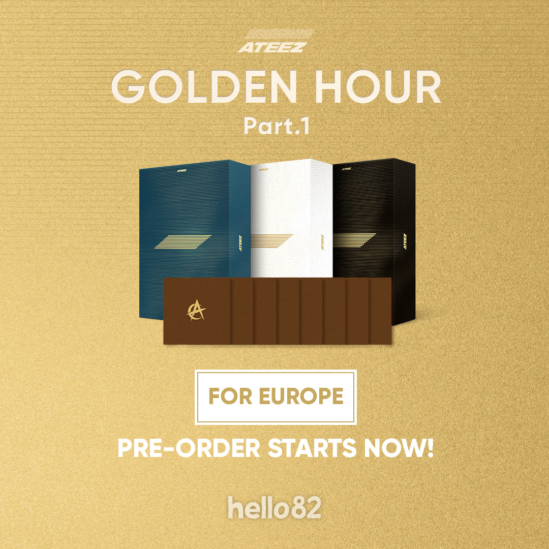 [ATEEZ - GOLDEN HOUR : Part.1] hello82 European Partner Stores PRE-ORDER
