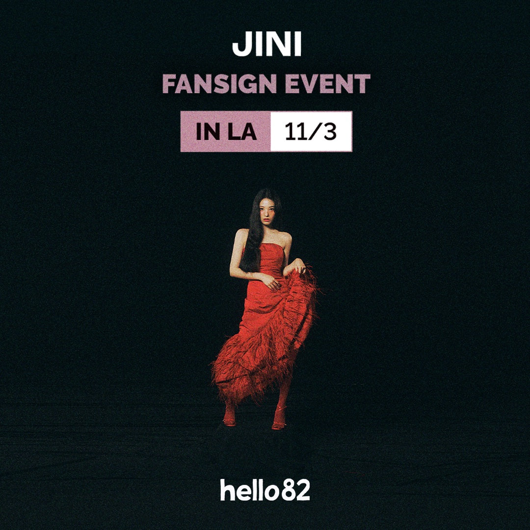 [JINI - 1st EP : An Iron Hand In A Velvet Glove] 11/03 LA FANSIGN Winners