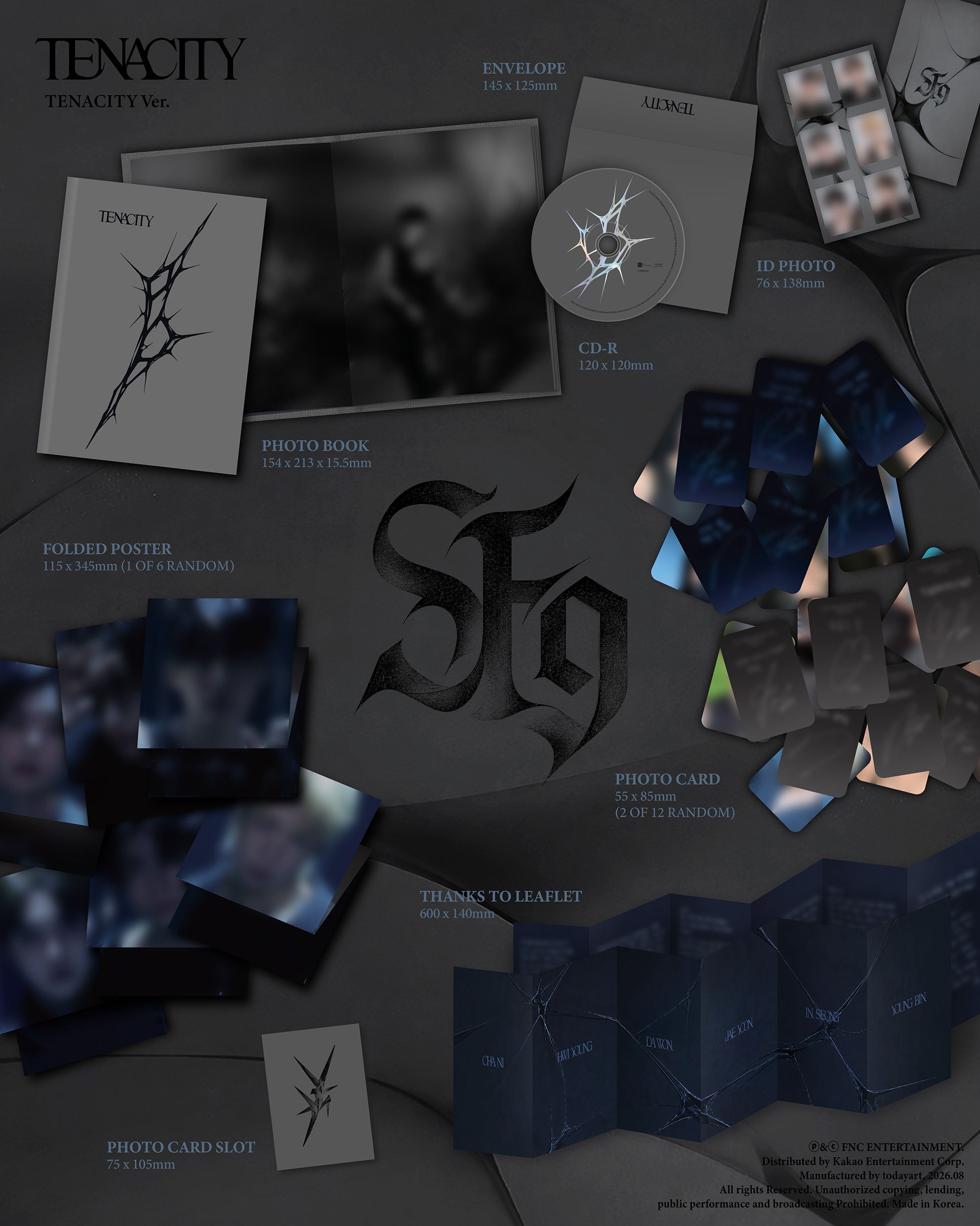 Signed] SF9 - 2nd Album [TENACITY] (Random) – hello82.shop