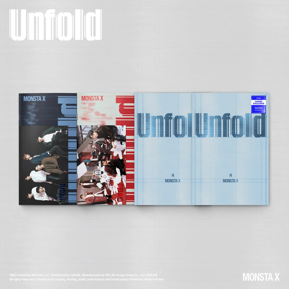 MONSTA X - Unfold - hello82 Exclusive