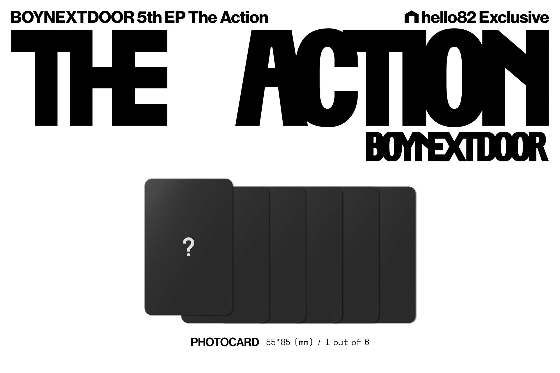 BOYNEXTDOOR 5th EP [The Action] (hello82 Exclusive)