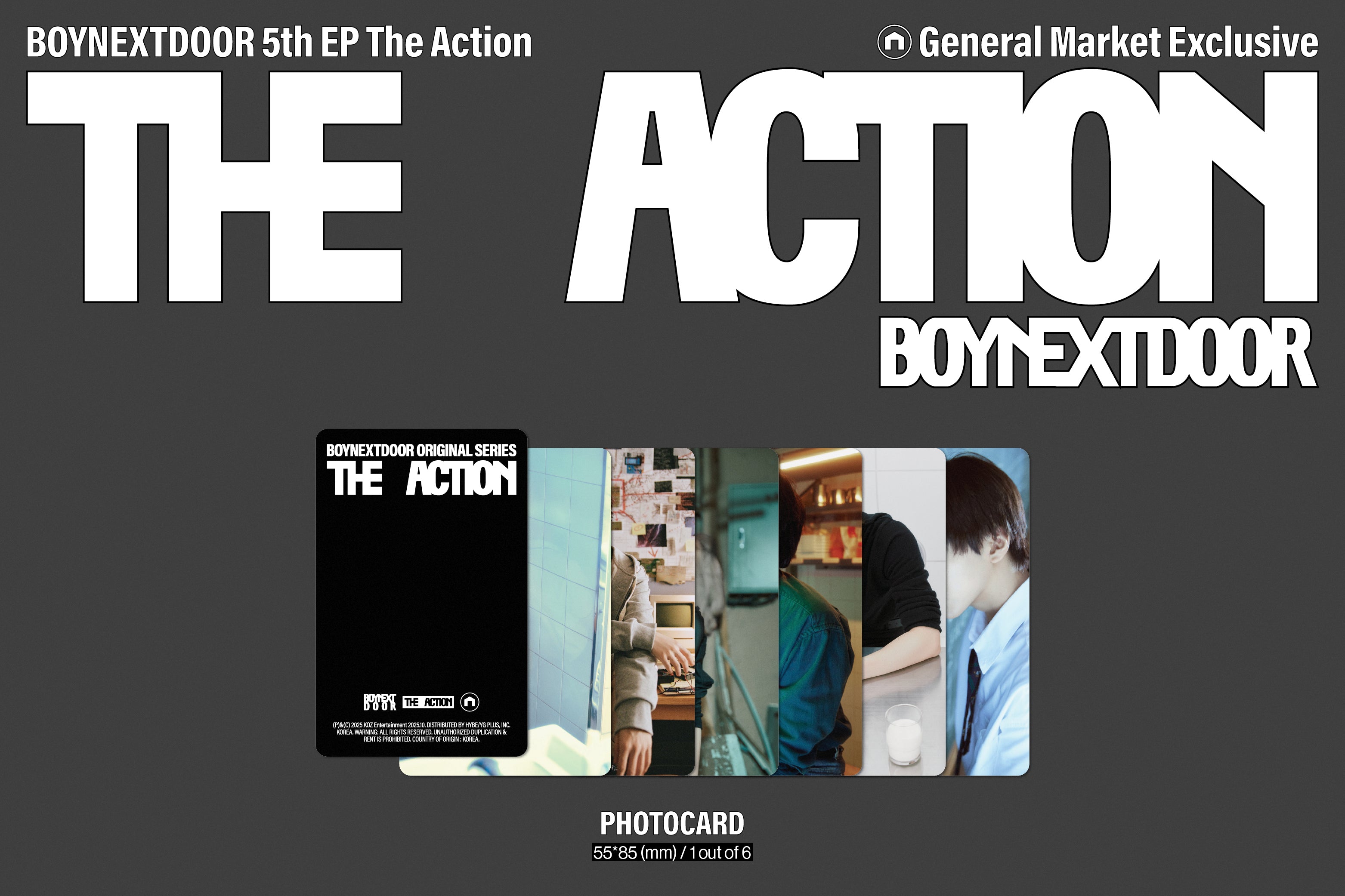 BOYNEXTDOOR 5th EP [The Action] (Frame ver.) – hello82.shop