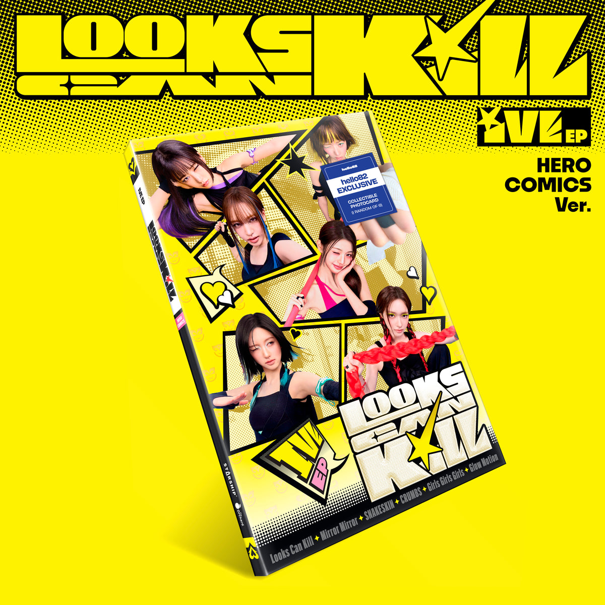 IVE EP [Looks Can Kill] HERO COMICS ver. - hello82 Exclusive