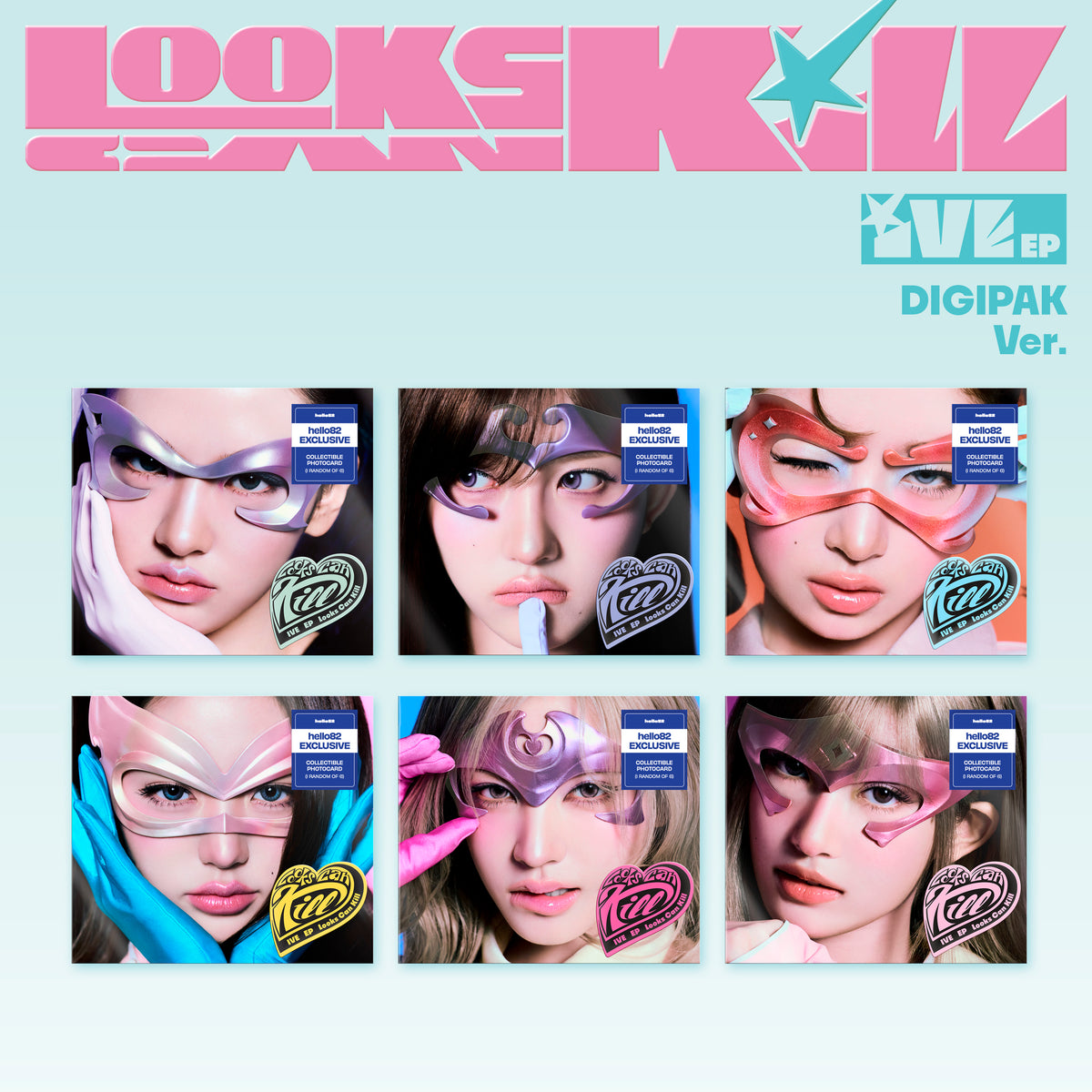 IVE EP [Looks Can Kill] DIGIPAK - hello82 Exclusive (Random)