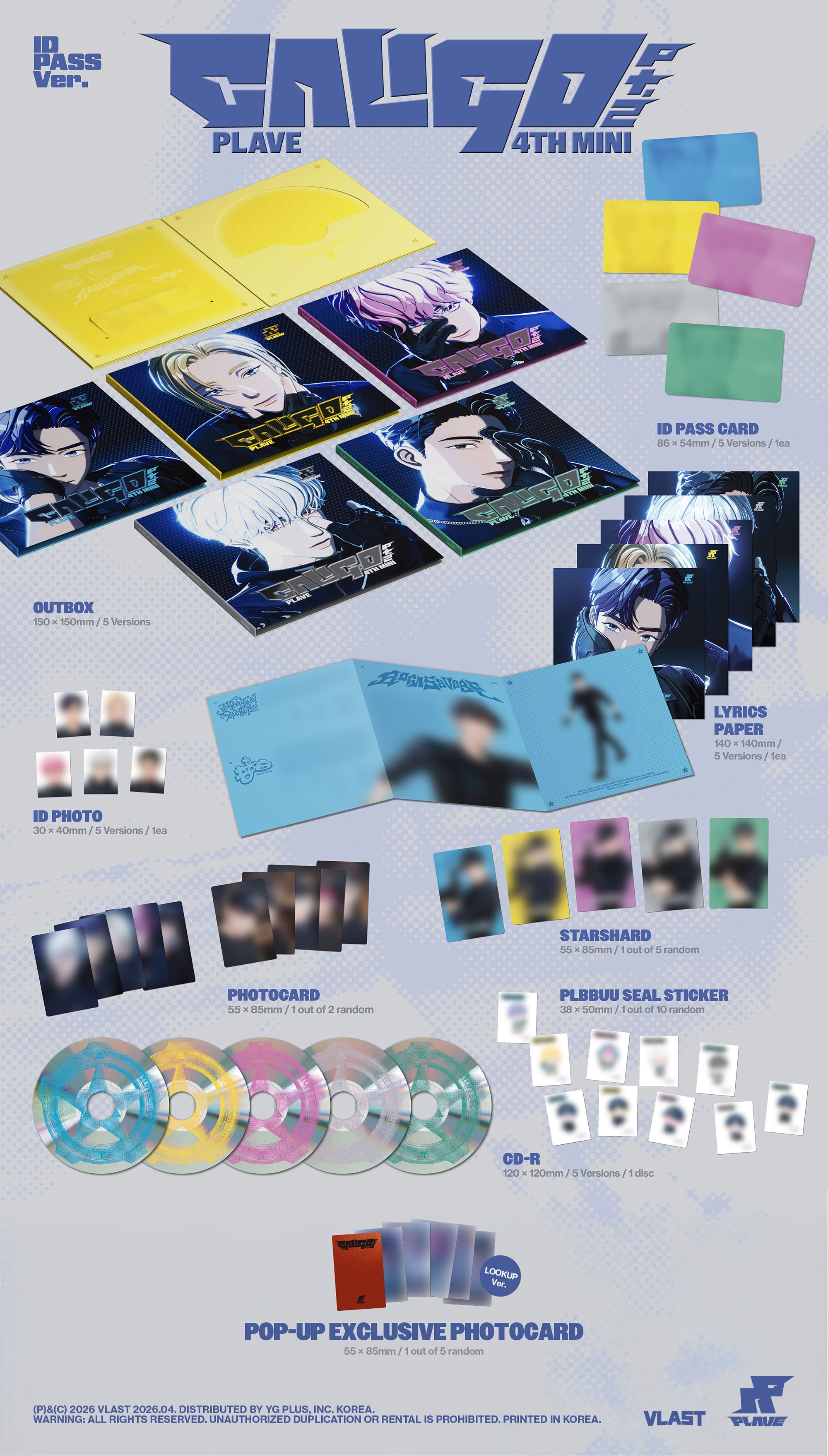 PLAVE - Caligo Pt.2 (ID PASS Ver.) - POP-UP Exclusive – hello82.shop