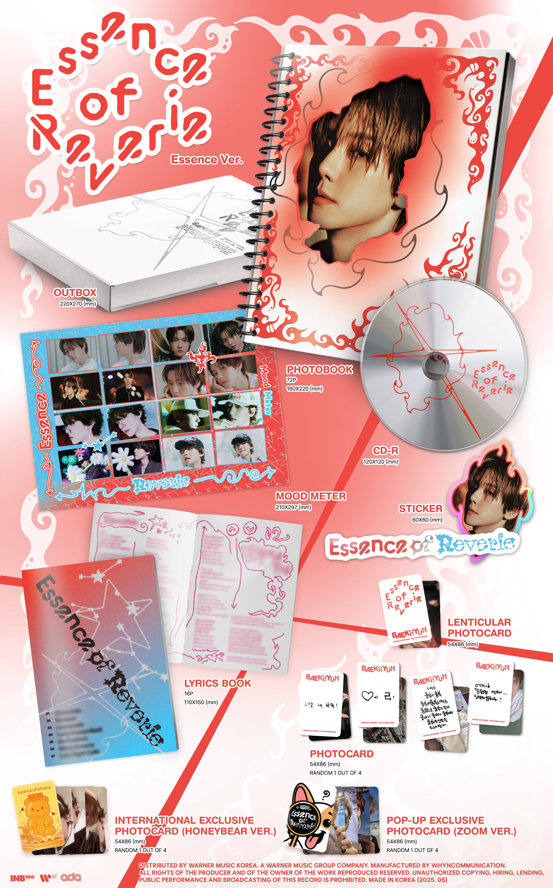 EXOベッキョンEssence of Reverie USアメリカPOP-UP BAEKHYUN - Essence of Reverie - POP-UP Exclusive – hello82.shop