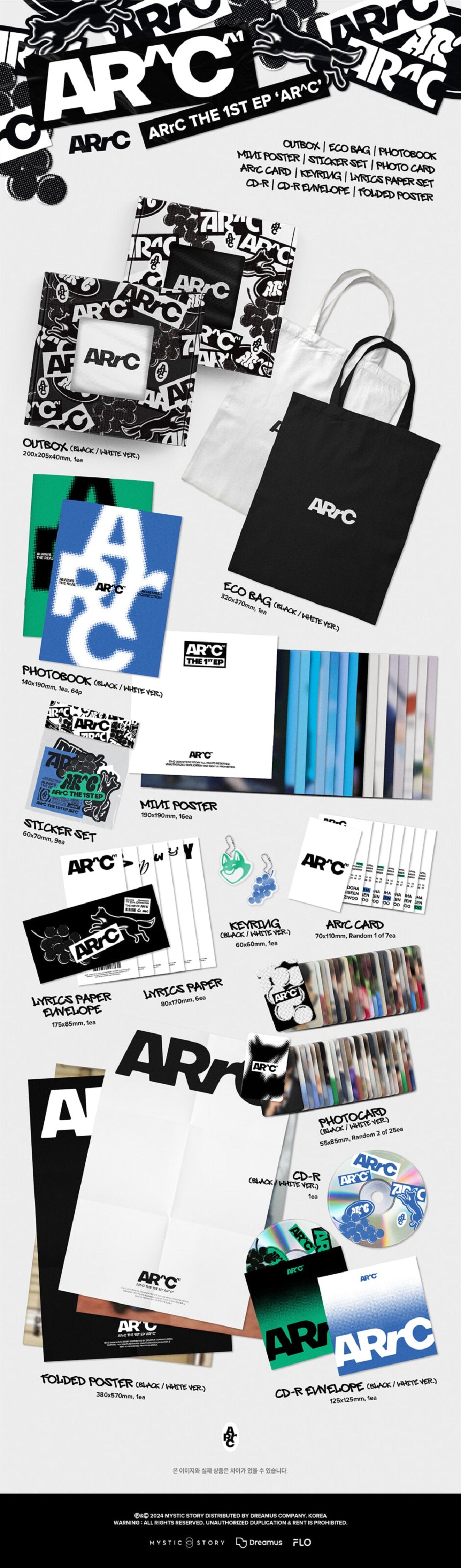 Signed] ARrC - 1st EP : AR^C (Random) – hello82.shop