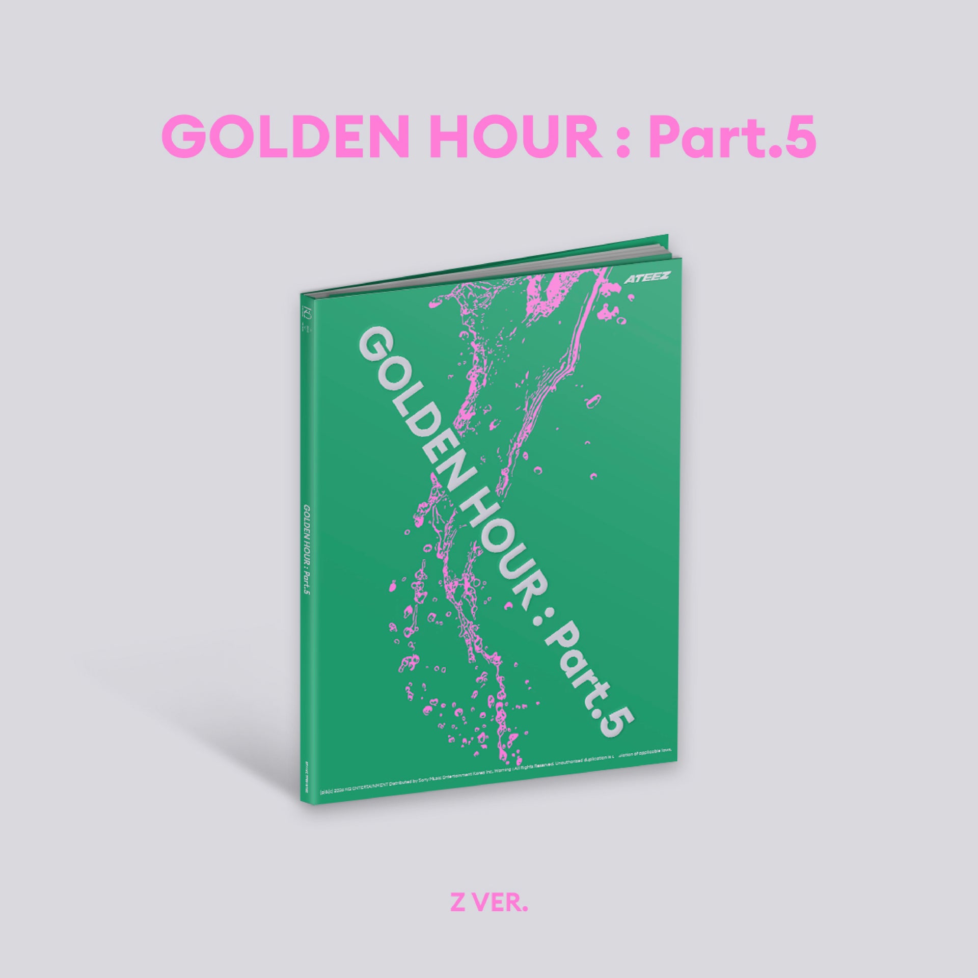 [Signed] ATEEZ - GOLDEN HOUR : Part.5 in Z VER. (Green)