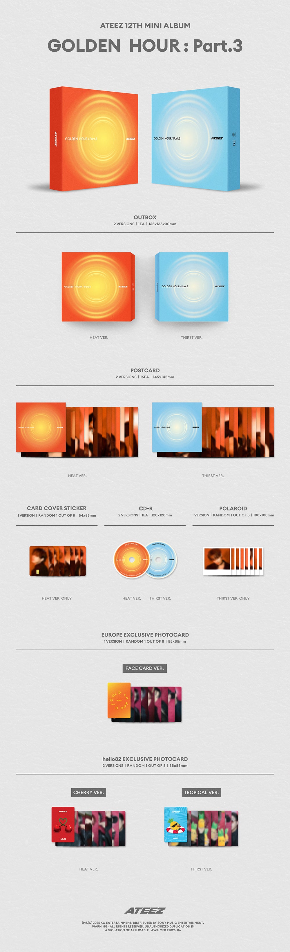 ATEEZ ソンファ　トレカ　golden hour part3 EU Thumbnail_hello82_EU_THIRST.