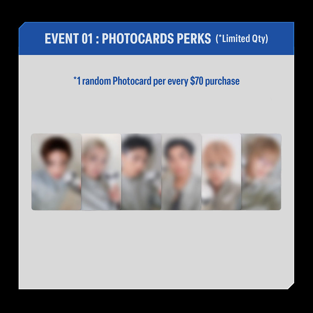 (Random Photocard) 2025 P1Harmony LIVE TOUR [P1ustage H : MOST WANTED]