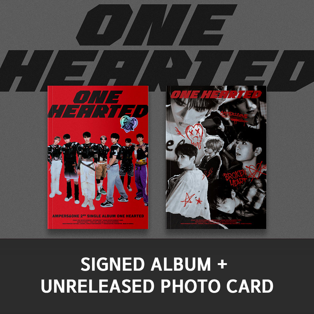 [Signed] AMPERS&ONE - 2nd SINGLE ALBUM : ONE HEARTED (Random)