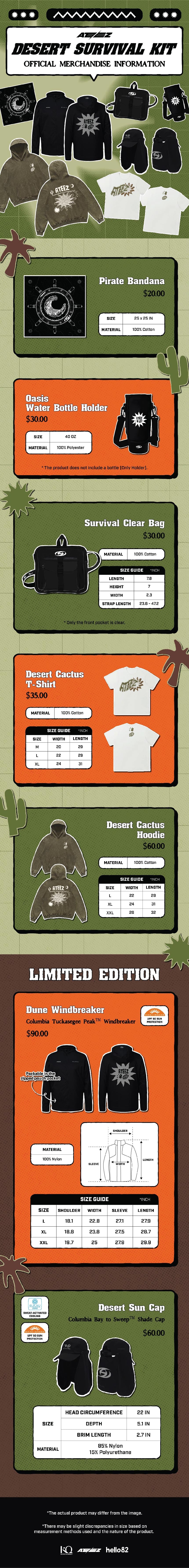 ATEEZ DESERT SURVIVAL KIT [OFFICIAL MERCH] – hello82.shop