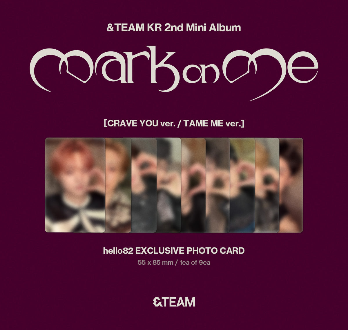 &TEAM - KR 2nd Mini Album 'Mark on Me' (hello82 Exclusive)