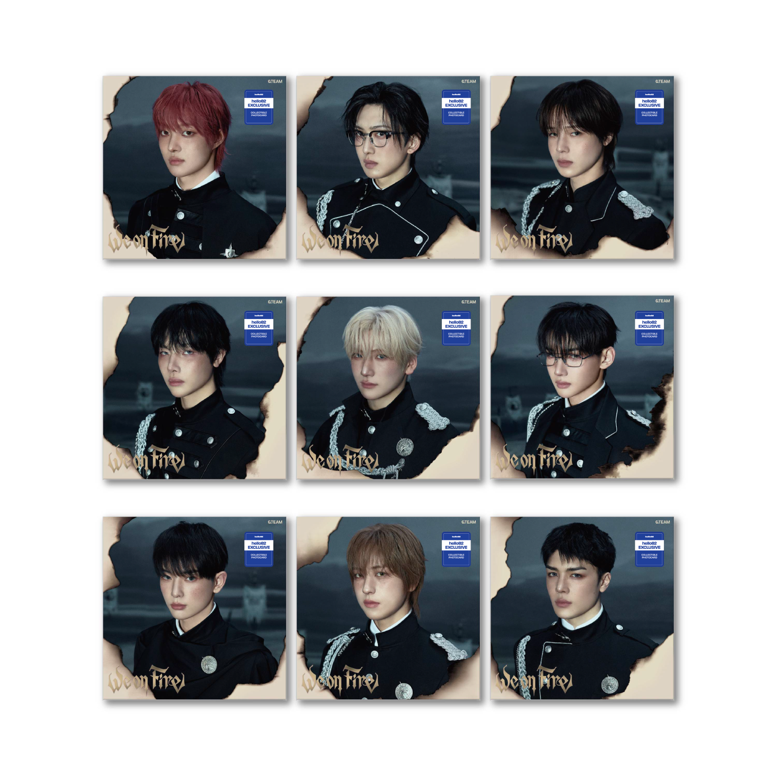 &TEAM - 3rd EP 'We on Fire' (Solo Ver.) - hello82 Solo Exclusive