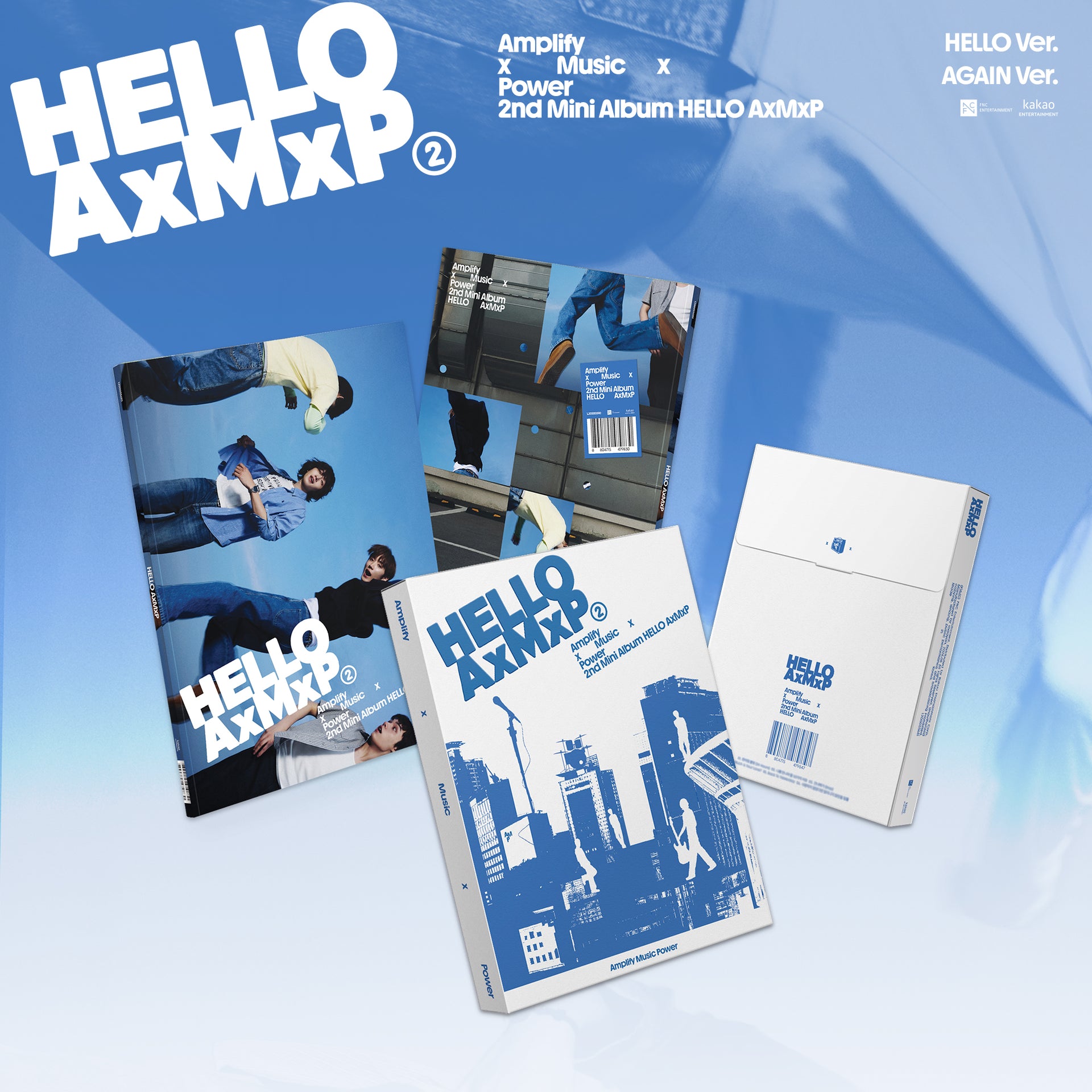 [Signed] AxMxP - 2nd MINI Album [HELLO AxMxP] (Random)