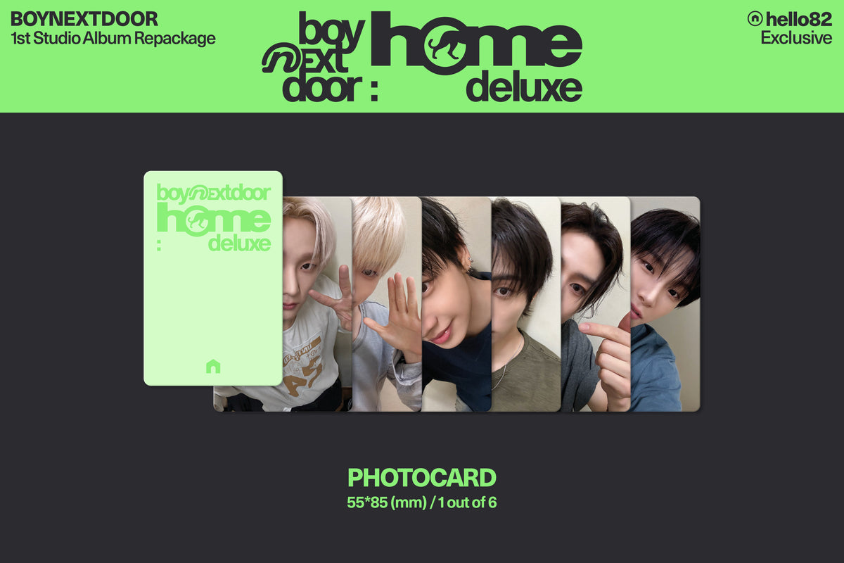 BOYNEXTDOOR - HOME: DELUXE hello82 Exclusive PHOTOCARD