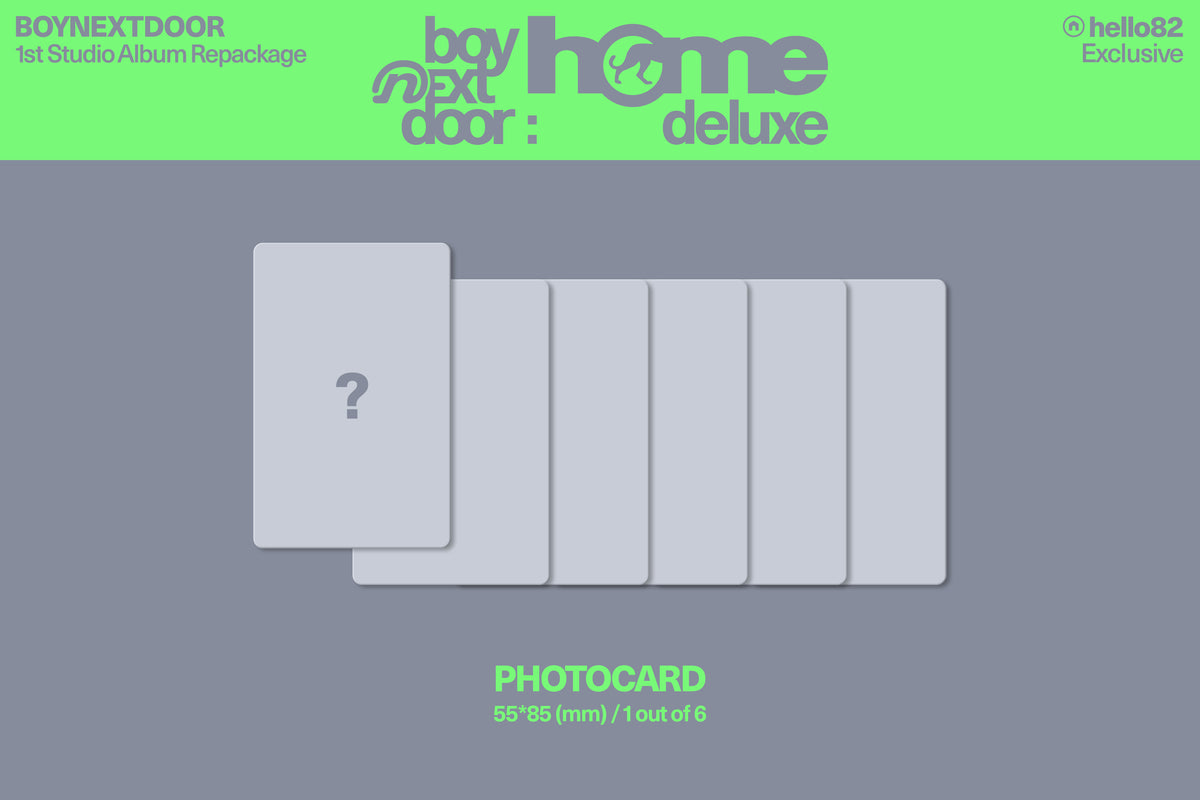 BOYNEXTDOOR - HOME: DELUXE hello82 Exclusive PHOTOCARD