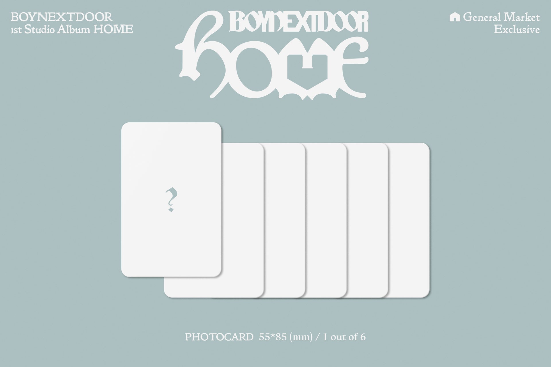 BOYNEXTDOOR - 1st STUDIO ALBUM ‘HOME’ General Market Exclusive Photocard