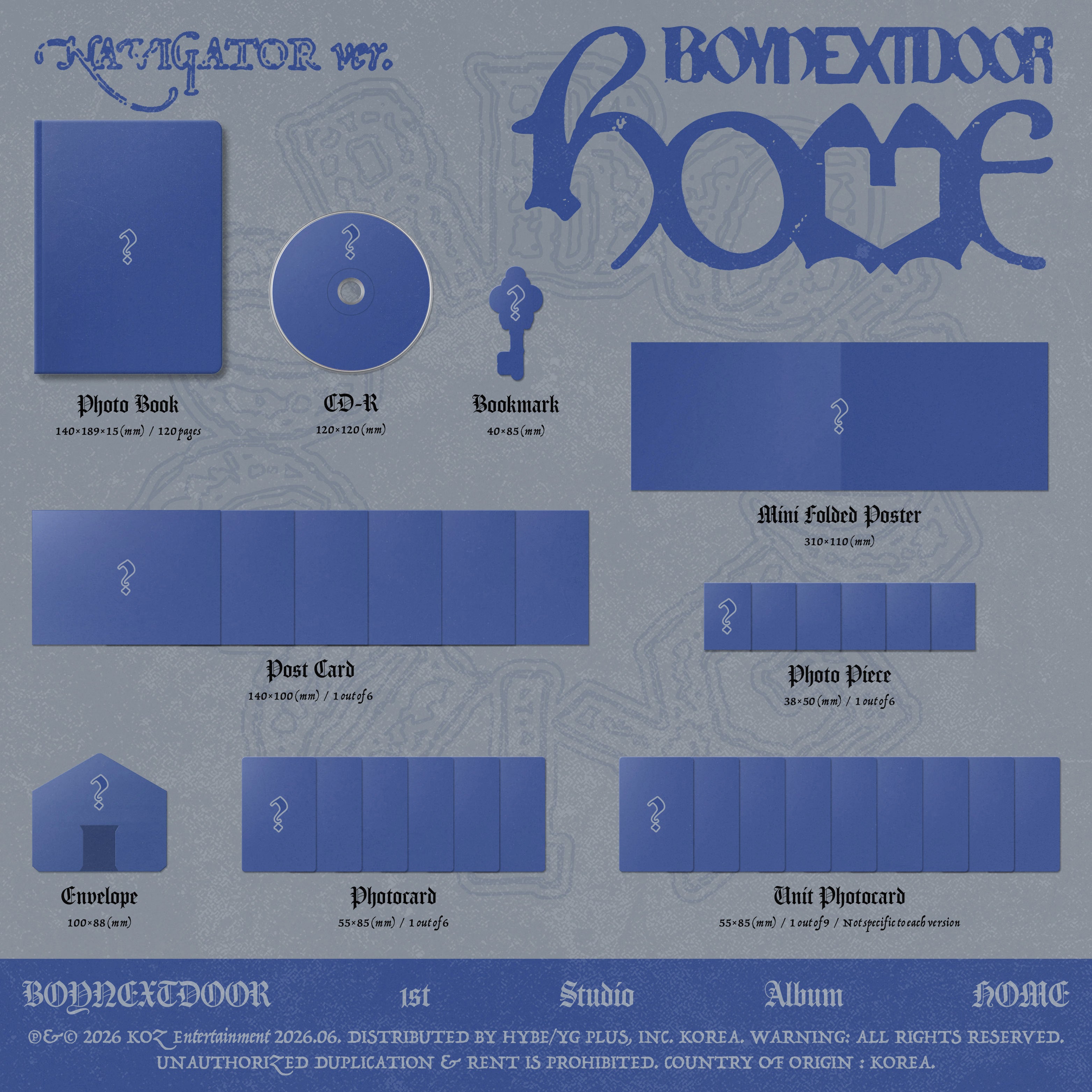 BOYNEXTDOOR - 1st STUDIO ALBUM 'HOME' (hello82 Exclusive