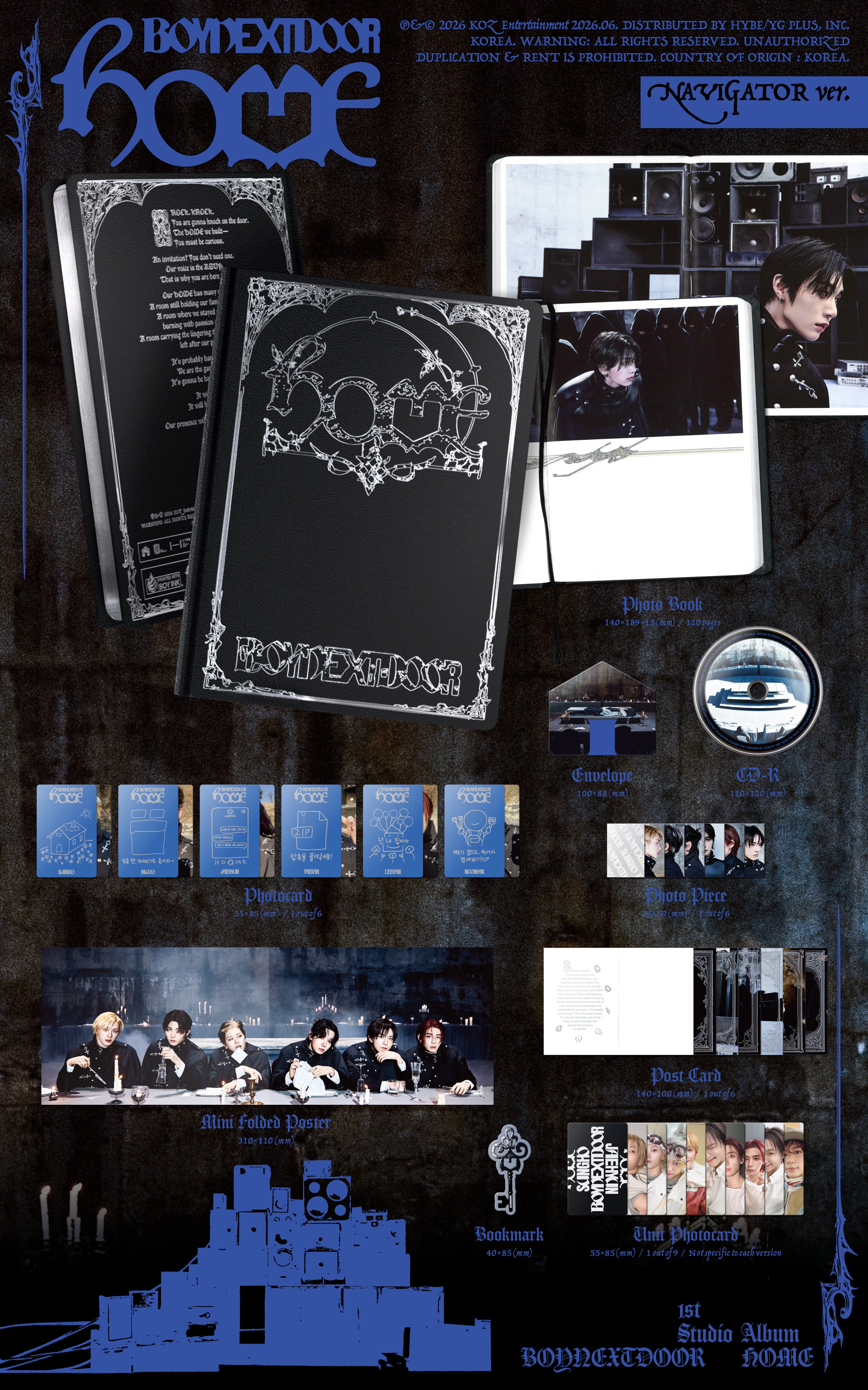BOYNEXTDOOR - 1st STUDIO ALBUM 'HOME' (hello82 Exclusive