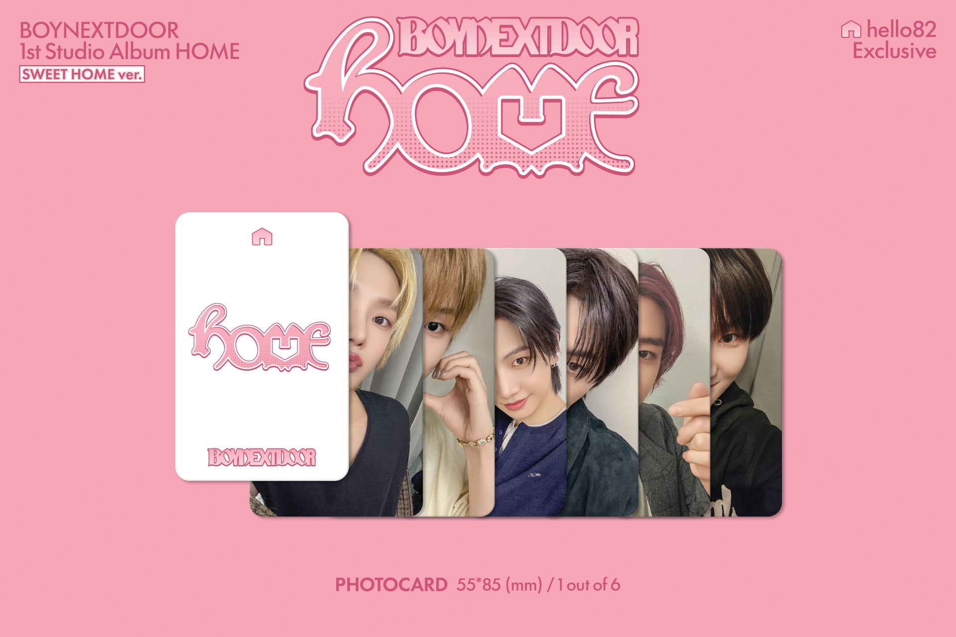 BOYNEXTDOOR - 1st STUDIO ALBUM 'HOME' (SWEET HOME ver.) (hello82 POP-UP Exclusive)