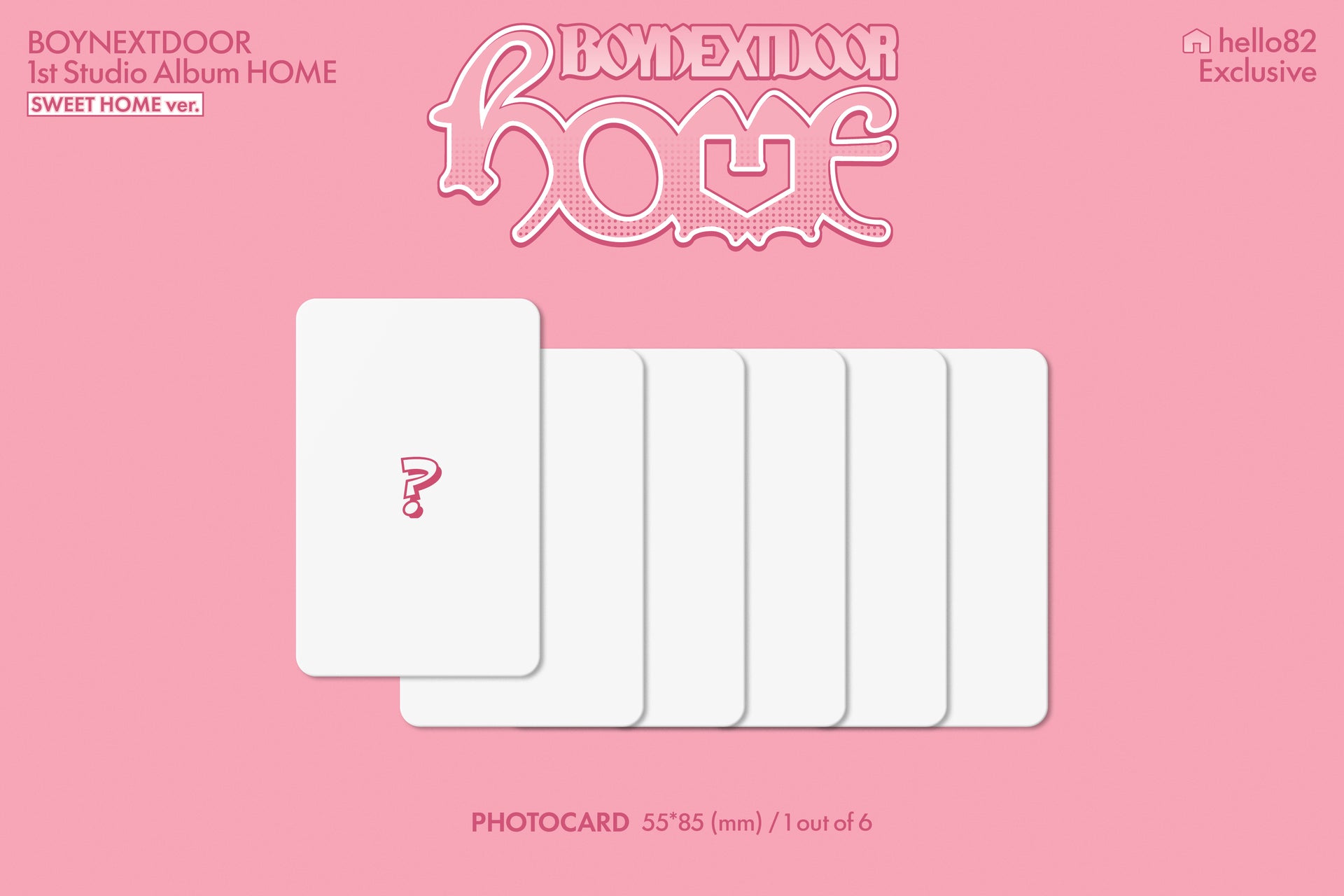 BOYNEXTDOOR - 1st STUDIO ALBUM ‘HOME’ hello82 Exclusive Photocard