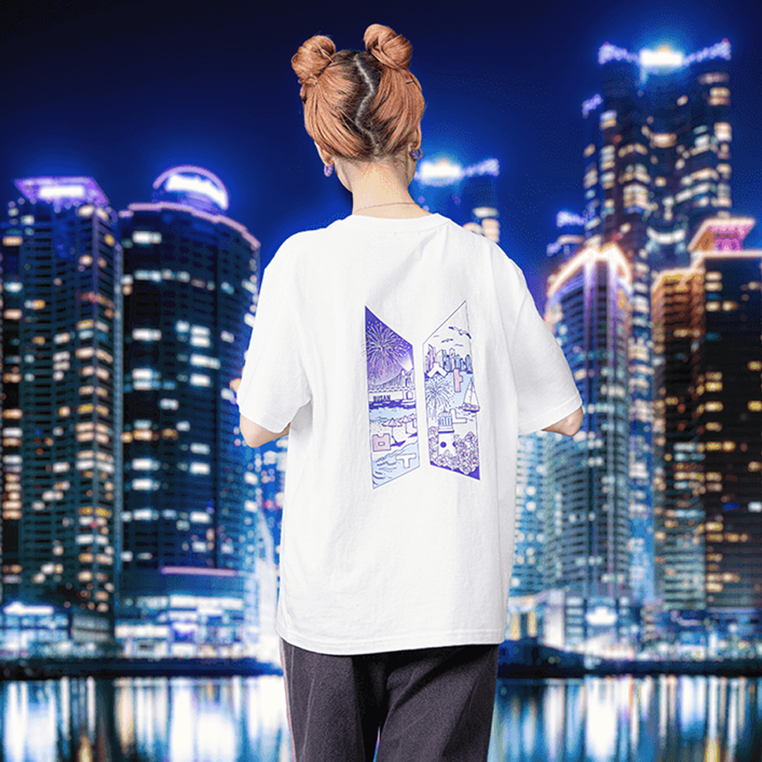 BTS - Yet To Come In BUSAN - Busan S/S T-shirt 001 (White)