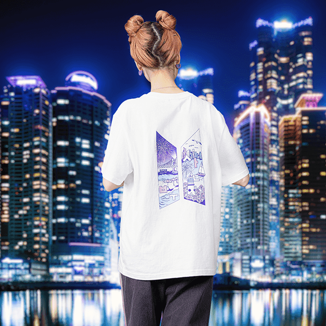 BTS - Yet To Come In BUSAN - Busan S/S T-shirt 001 (White BTS - Yet To Come In BUSAN - Busan S/S T-shirt 001 (White