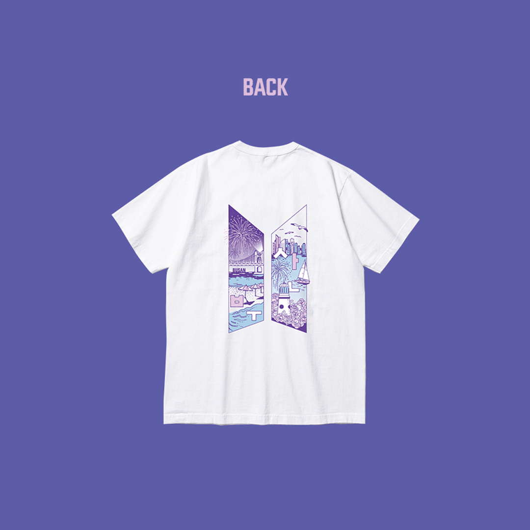 BTS - Yet To Come In BUSAN - Busan S/S T-shirt 001 (White BTS - Yet To Come In BUSAN - Busan S/S T-shirt 001 (White