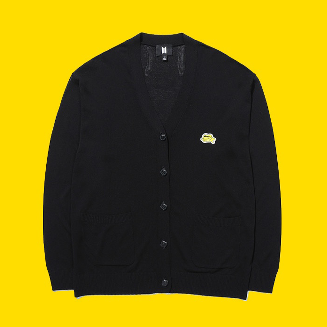 BTS Butter 公式 グッズ カーディガン スマートトック BTS - BUTTER - Cardigan (Black) – hello82.shop