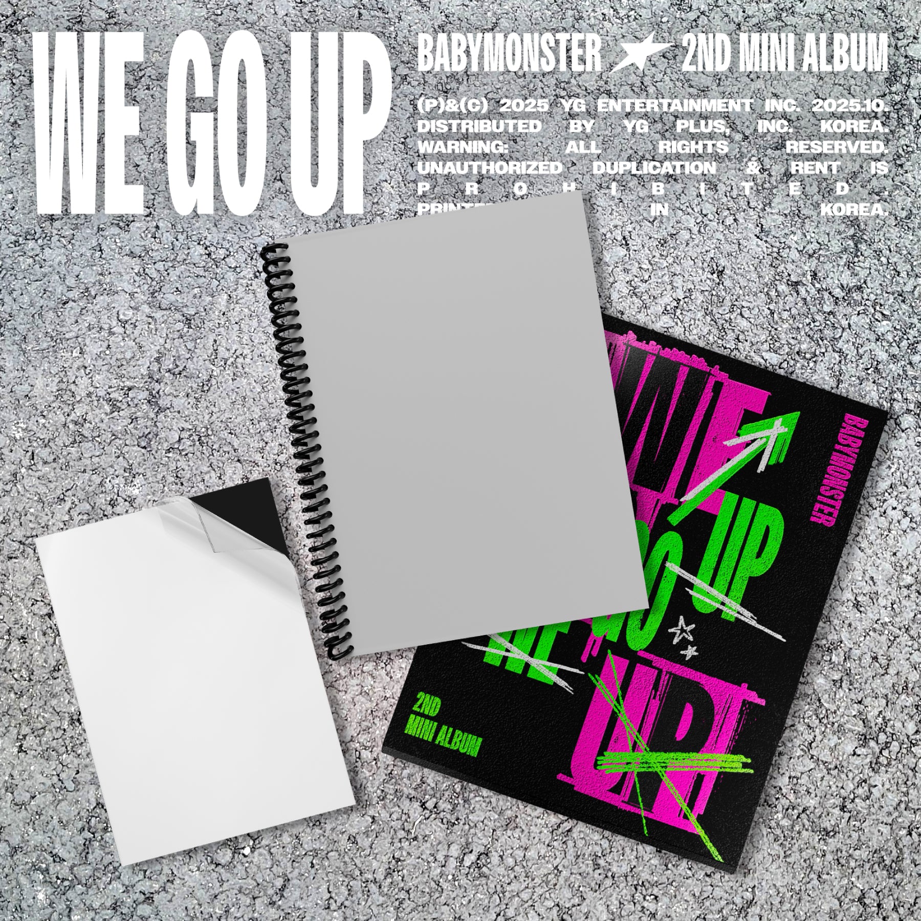 [Signed] BABYMONSTER - WE GO UP