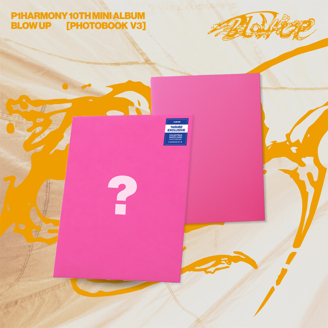 P1Harmony - BLOW UP (Photobook Ver.) - hello82 Exclusive in Photobook V3 (Pink)