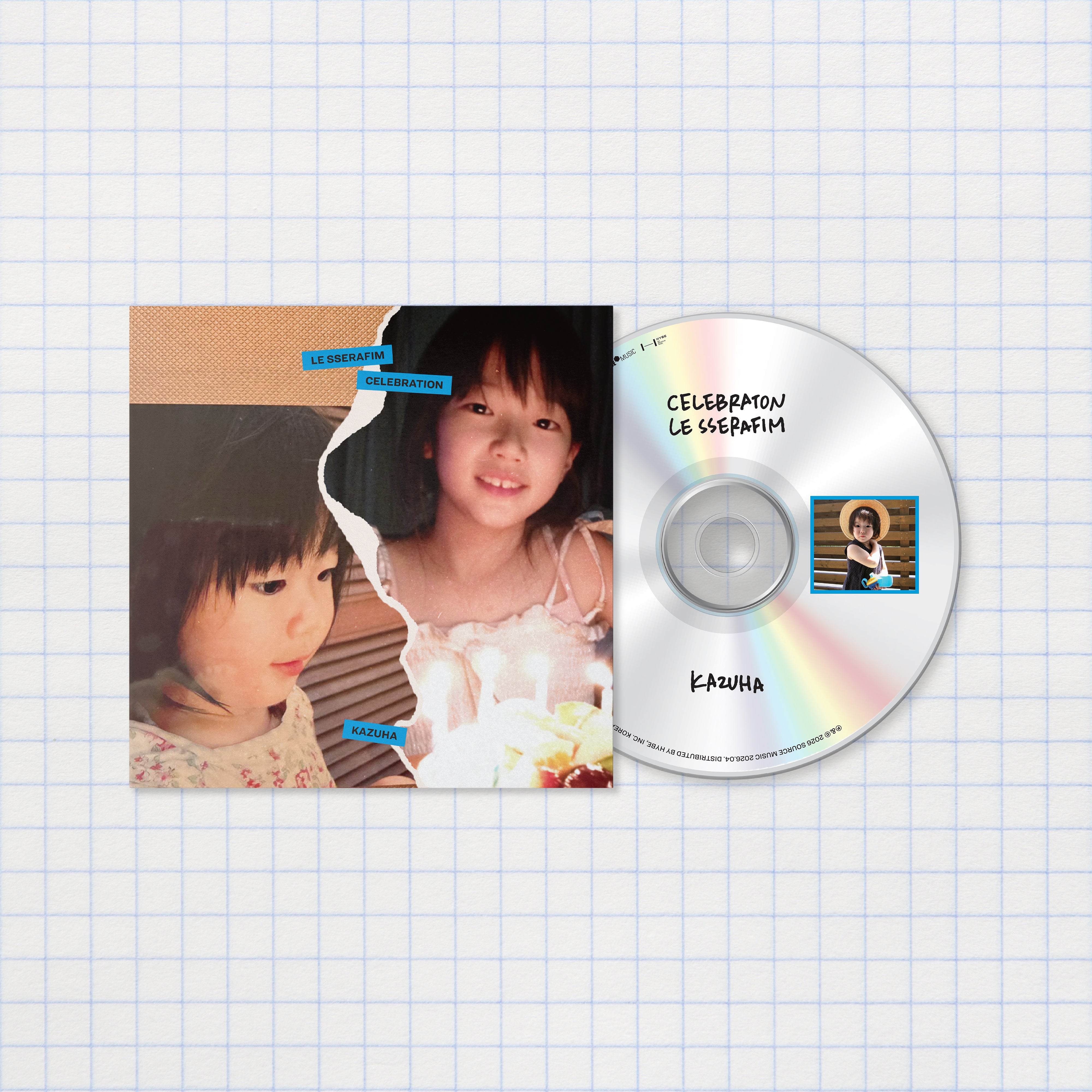 LE SSERAFIM - 'CELEBRATION' Single CD – hello82.shop