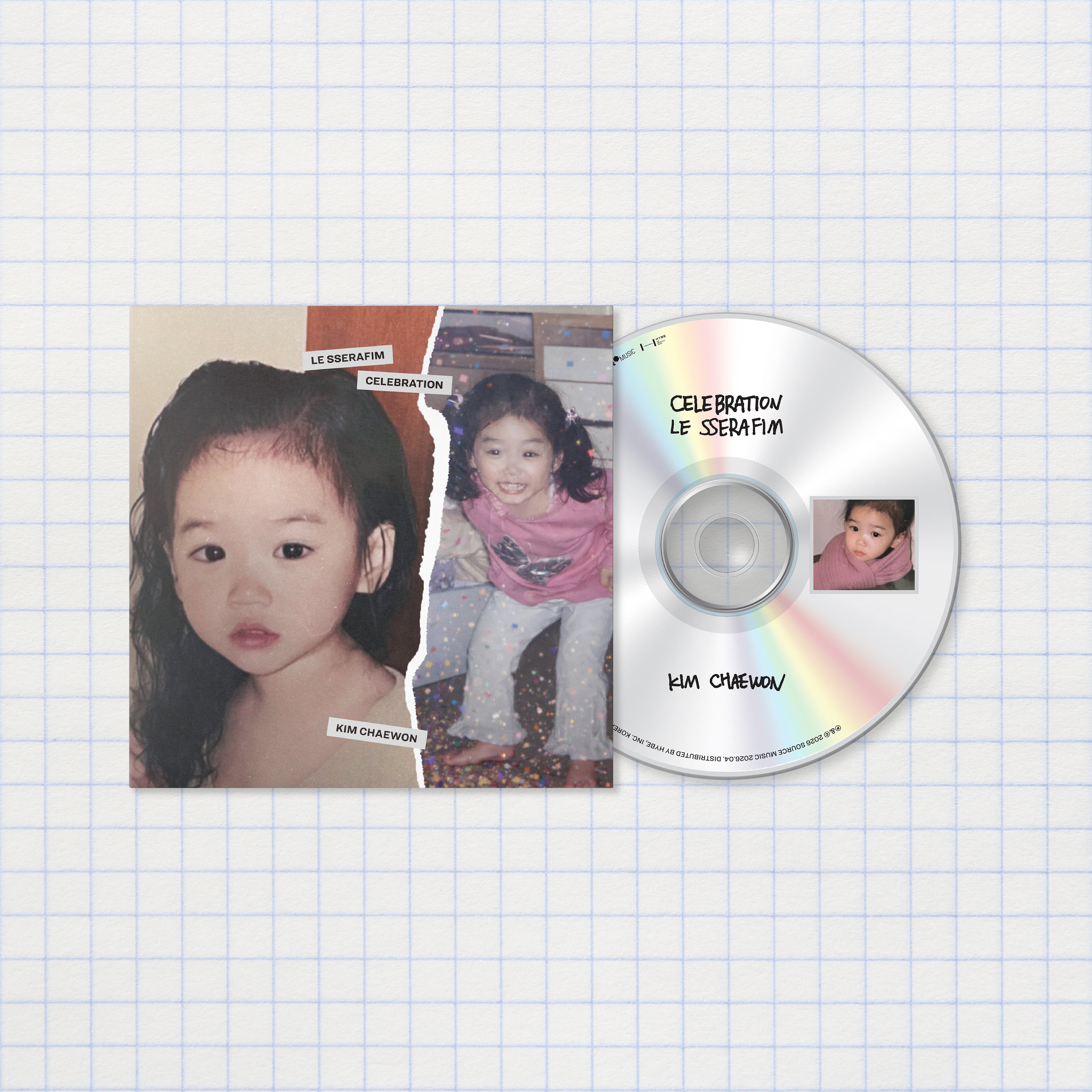 LE SSERAFIM hello82 チェウォン ポップアップ アメリカ US LE SSERAFIM - 'CELEBRATION' Single CD – hello82.shop